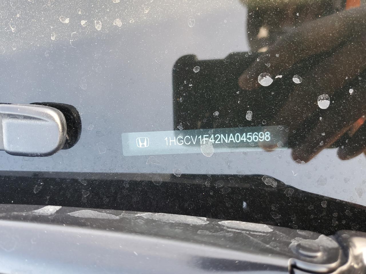 1HGCV1F42NA045698 2022 Honda Accord Sport Se