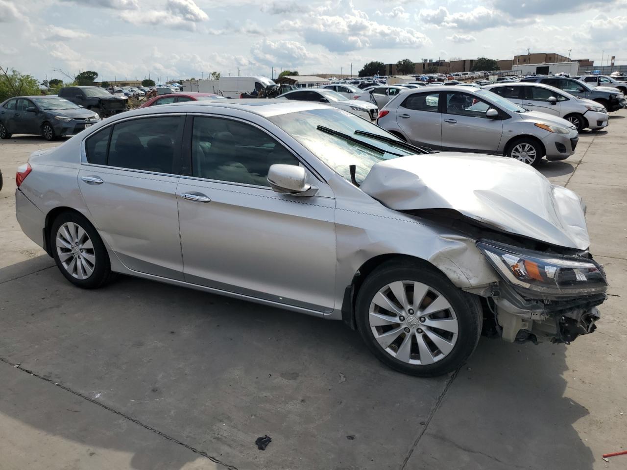 Lot #2953005601 2014 HONDA ACCORD EXL