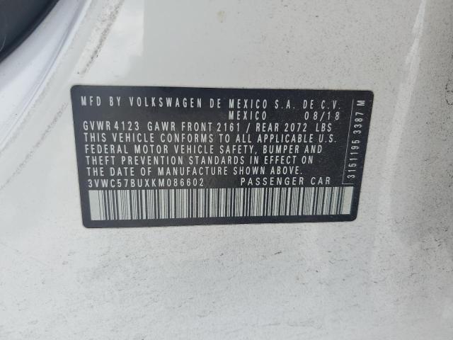 2019 VOLKSWAGEN JETTA S - 3VWC57BUXKM086602