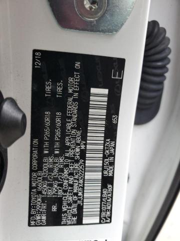 2019 LEXUS GX460 JTJJM7FX4K5222579