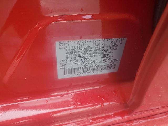 2017 NISSAN SENTRA SR - 3N1CB7AP3HY307193