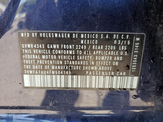 2015 VOLKSWAGEN GOLF SPORT - 3VWFA7AU4FM504149