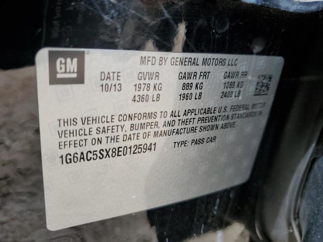 VIN 1G6AC5SX8E0125941 2014 Cadillac ATS, Performance no.12