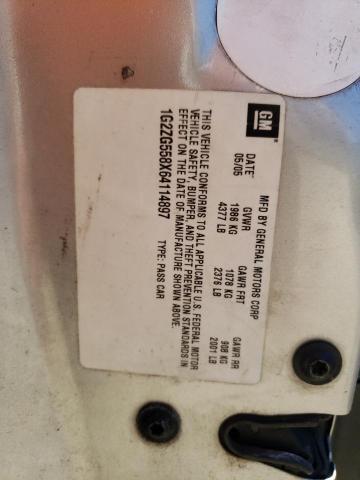 2006 Pontiac G6 Se1 VIN: 1G2ZG558X64114897 Lot: 61419454