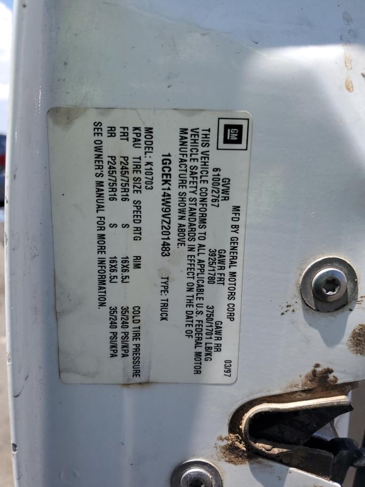 1GCEK14W9VZ201483 1997 Chevrolet Gmt-400 K1500