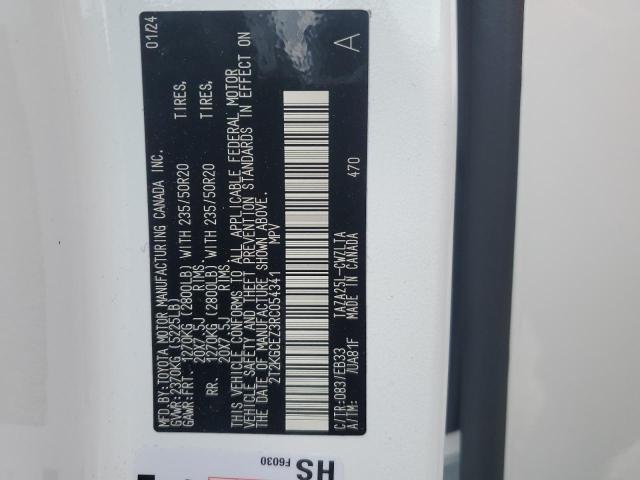 2024 LEXUS NX 350 LUX 2T2KGCEZ3RC054341