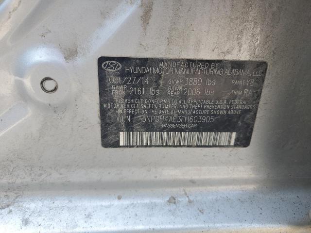 2015 HYUNDAI ELANTRA SE - 5NPDH4AE3FH603905
