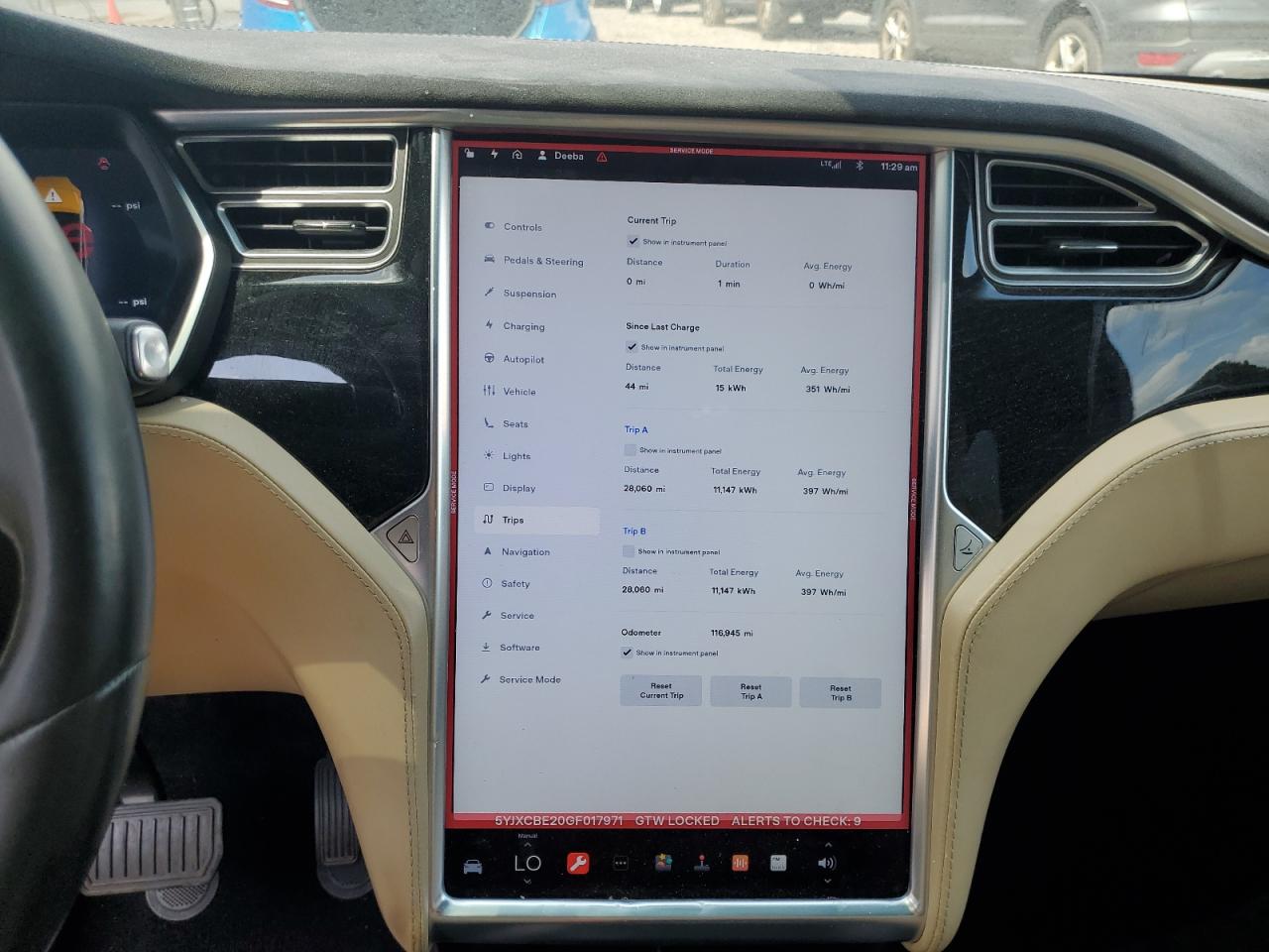 5YJXCBE20GF017971 2016 Tesla Model X