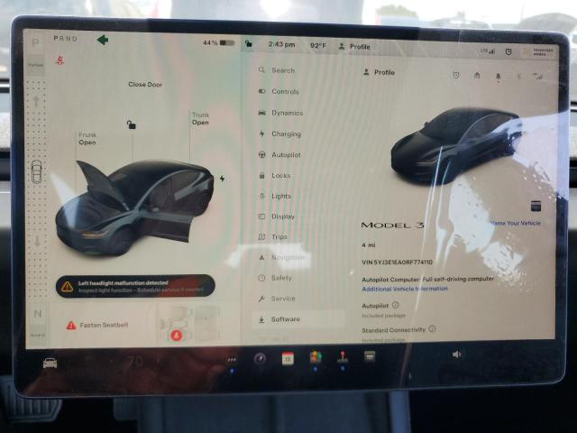 2024 TESLA MODEL 3 - 5YJ3E1EA0RF774110