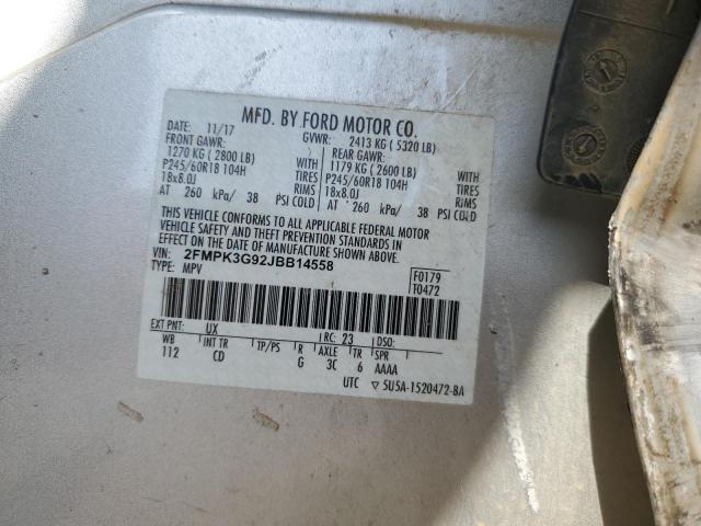 2018 FORD EDGE SE - 2FMPK3G92JBB14558
