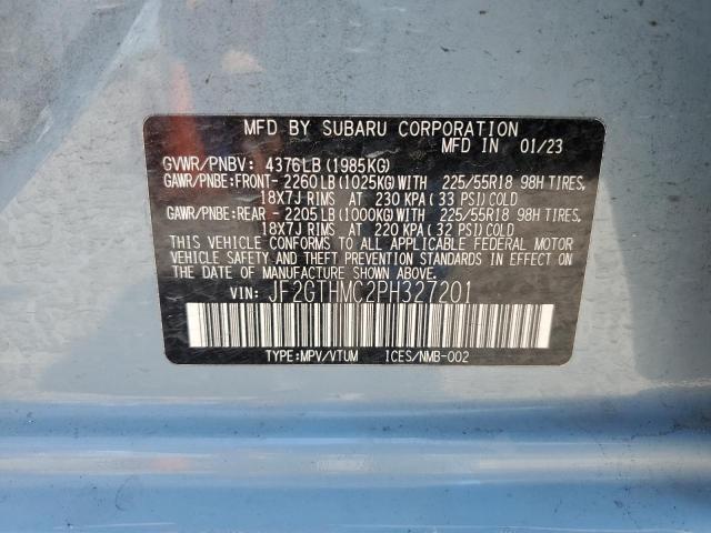 2023 SUBARU CROSSTREK - JF2GTHMC2PH327201
