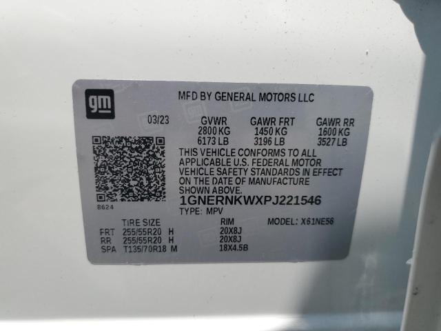 2023 Chevrolet Traverse High Country VIN: 1GNERNKWXPJ221546 Lot: 61833824