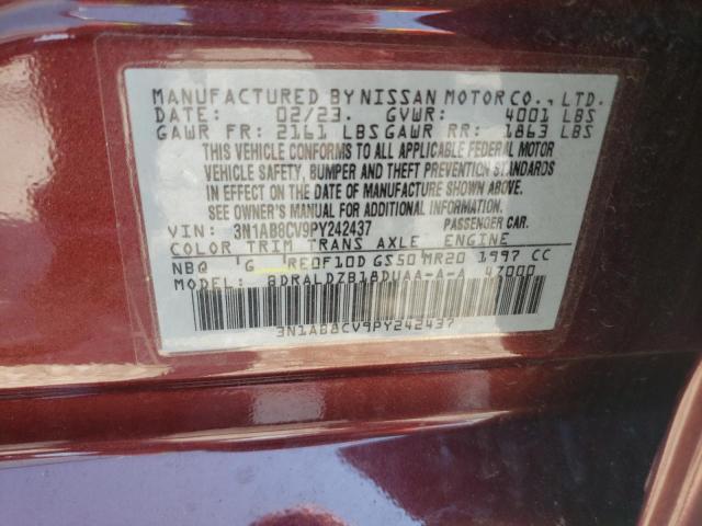 2023 NISSAN SENTRA SV 3N1AB8CV9PY242437  63262094