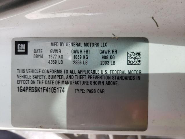 2015 BUICK VERANO CON 1G4PR5SK1F4105174