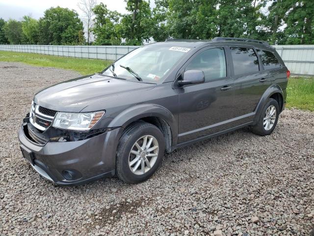 DODGE JOURNEY SX 2017 charcoal  flexible fuel 3C4PDDBG6HT522375 photo #1