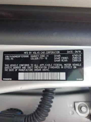 2015 VOLVO V60 PREMIE YV140MEB1F1210686