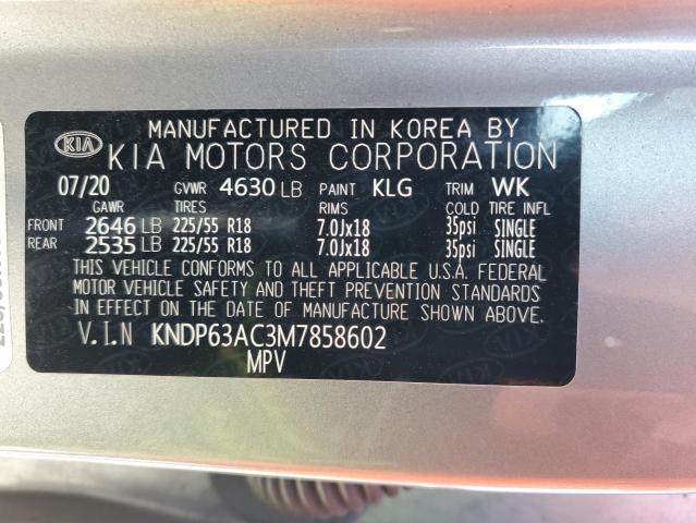 2021 KIA SPORTAGE S - KNDP63AC3M7858602