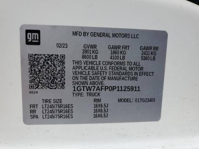 2023 GMC SAVANA G25 1GTW7AFP0P1125911
