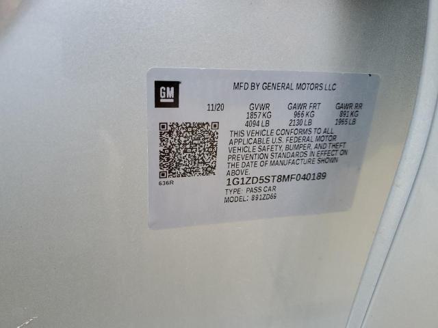 2021 CHEVROLET MALIBU LT - 1G1ZD5ST8MF040189