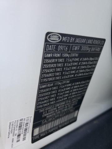 2016 Land Rover Range Rover Sport Se VIN: SALWG2PF4GA117962 Lot: 62904464