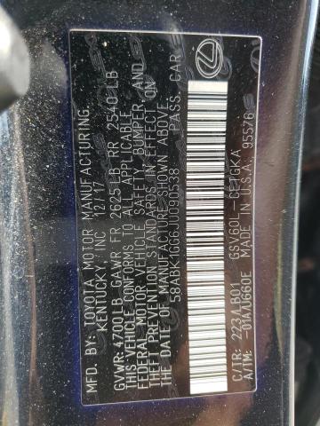 2018 LEXUS ES 350 - 58ABK1GG6JU090538