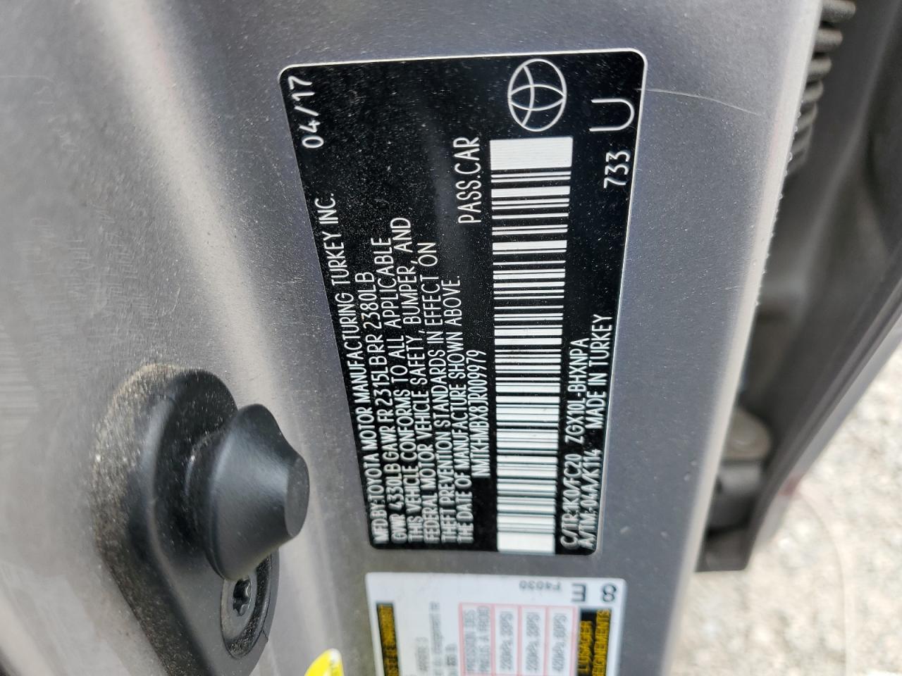 NMTKHMBX8JR009979 2018 Toyota C-Hr Xle