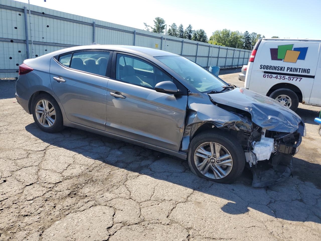 2019 Hyundai Elantra Sel vin: 5NPD84LF2KH429356