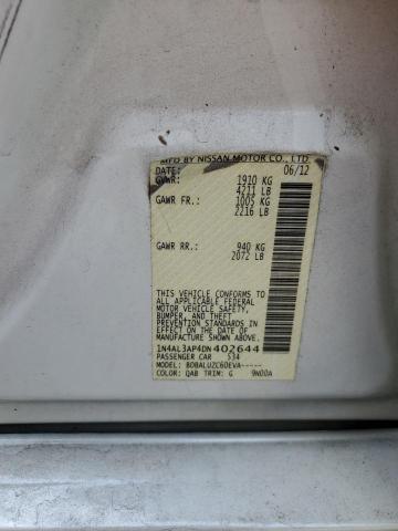 1N4AL3AP4DN402644 2013 Nissan Altima 2.5