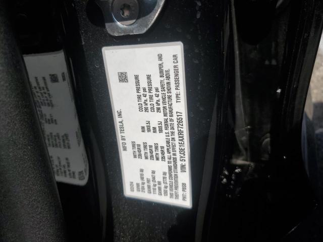 VIN 5YJ3E1EAXRF726517 2024 Tesla MODEL 3 no.12