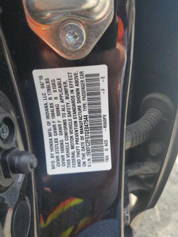 2016 HONDA CIVIC LX - 19XFC2F57GE047544