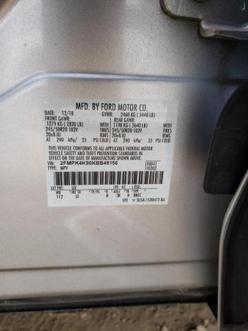 2019 FORD EDGE TITAN - 2FMPK4K90KBB48156