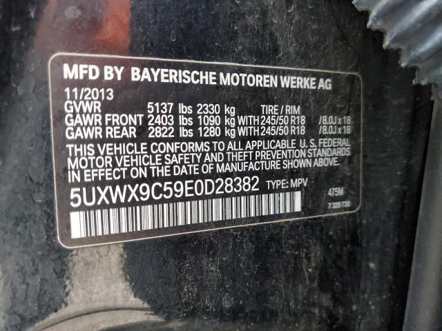 VIN 5UXWX9C59E0D28382 2014 BMW X3, Xdrive28I no.13