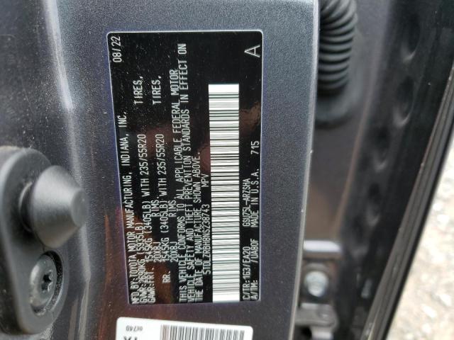 VIN 5TDLZRBH8NS238743 2022 Toyota Highlander, Xse no.13