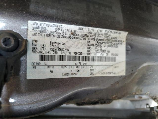 2013 Ford C-Max Sel VIN: 1FADP5BUXDL520176 Lot: 61419254