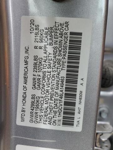 1HGCV1F46LA149463 2020 HONDA ACCORD - Image 12