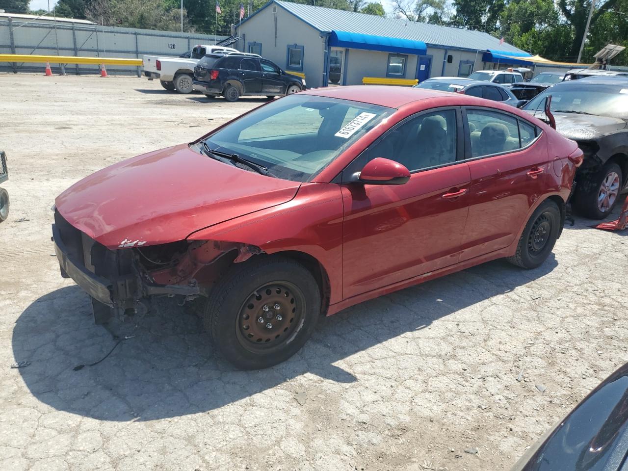 2017 Hyundai Elantra Se vin: KMHD74LF3HU280677