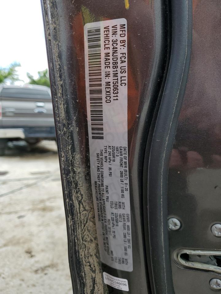 3C4NJDBB1MT506311 2021 Jeep Compass Latitude