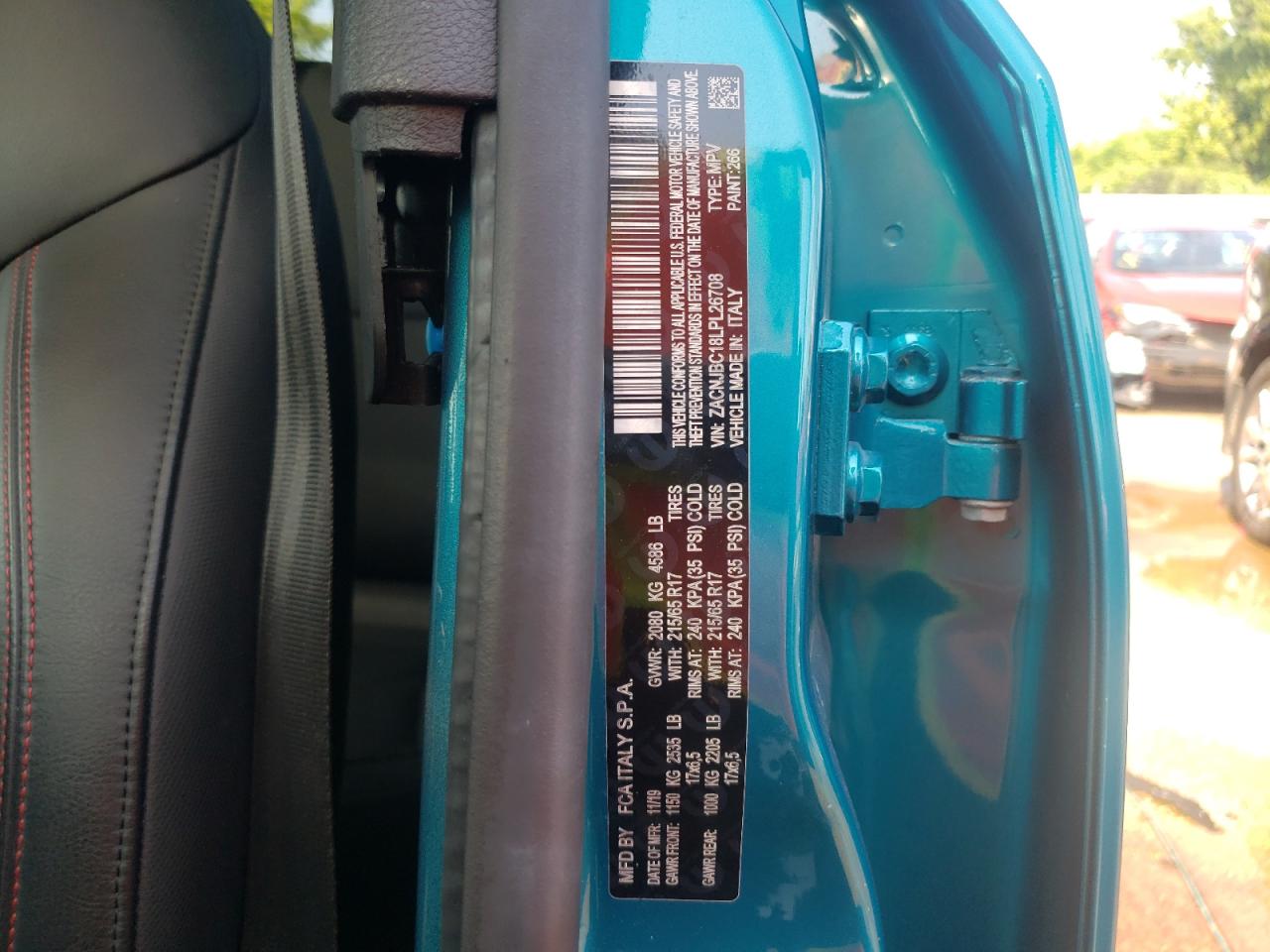 ZACNJBC18LPL26708 2020 Jeep Renegade Trailhawk