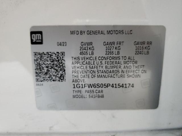 2023 Chevrolet Bolt Ev 1Lt VIN: 1G1FW6S05P4154174 Lot: 63032074