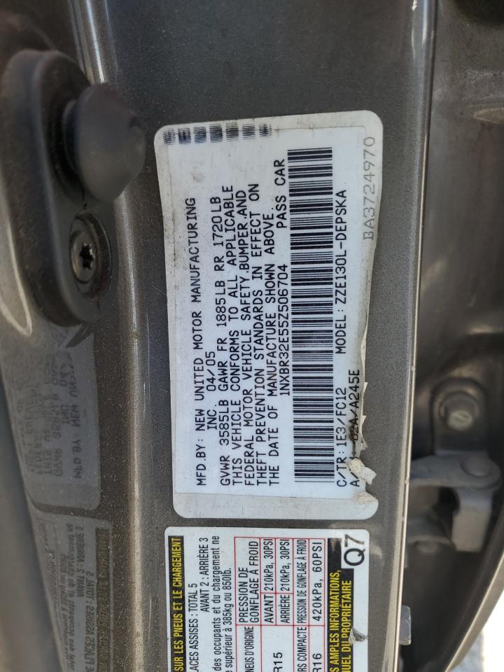 1NXBR32E55Z506704 2005 Toyota Corolla Ce