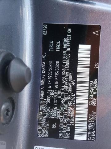 2020 Lexus Rx 350 VIN: 2T2HZMDA6LC237617 Lot: 60870584