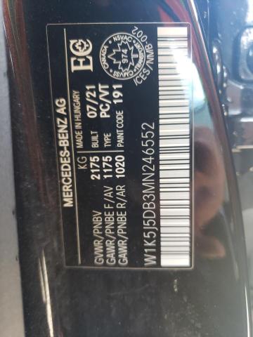 2021 MERCEDES-BENZ CLA 45 AMG - W1K5J5DB3MN246552