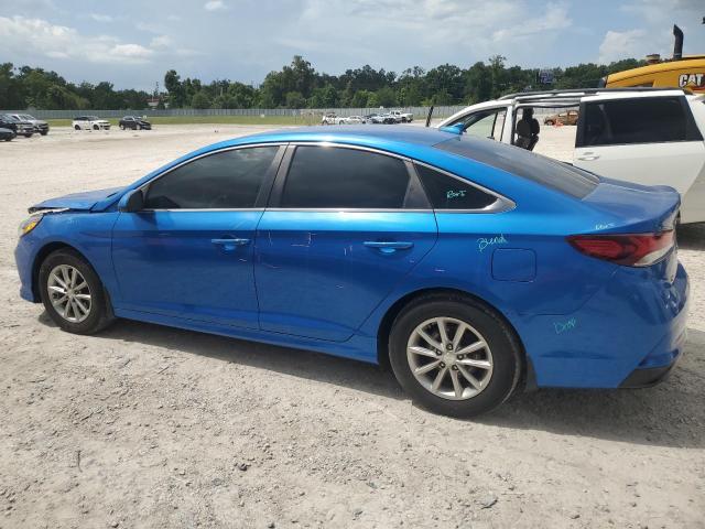 HYUNDAI SONATA SE 2018 blue  gas 5NPE24AF1JH699783 photo #3