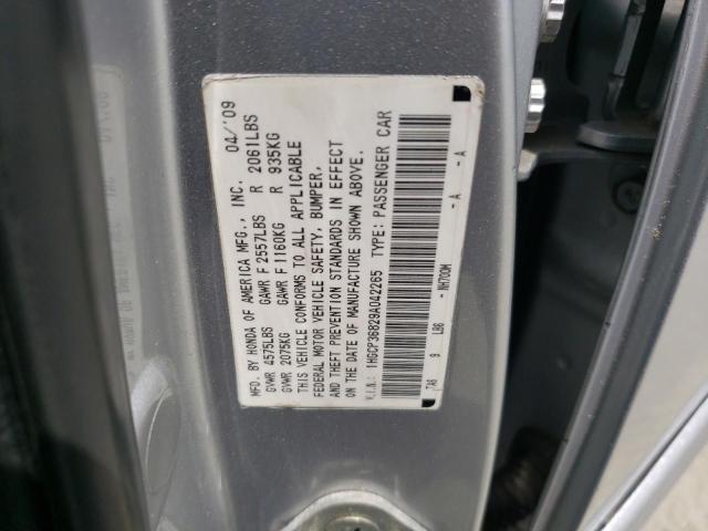 2009 HONDA ACCORD EXL 1HGCP36829A042265  64452174