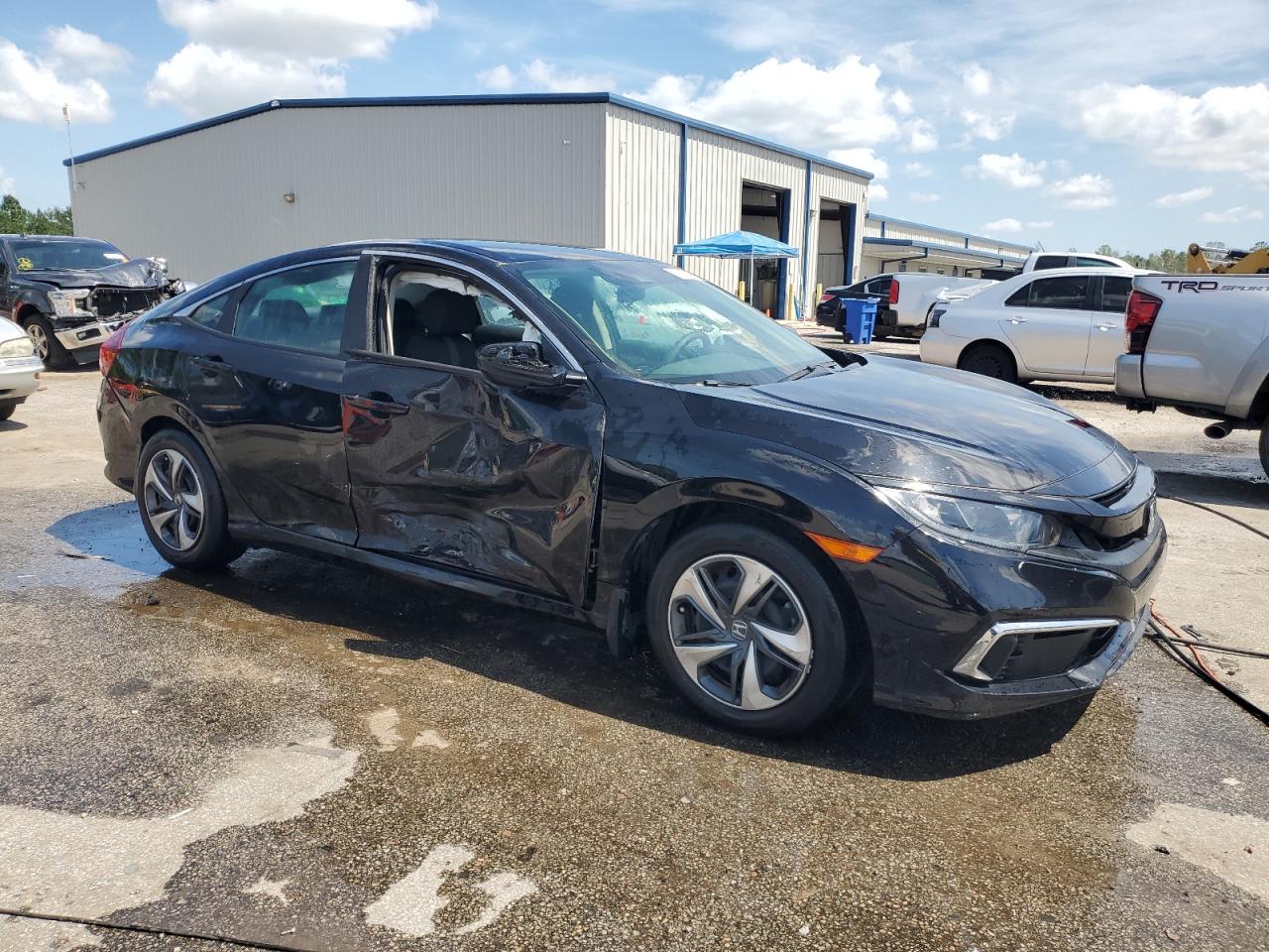 Lot #2881345489 2021 HONDA CIVIC LX