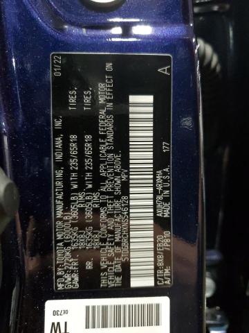 2022 Toyota Highlander Hybrid Xle VIN: 5TDGBRCHXNS546128 Lot: 61144024