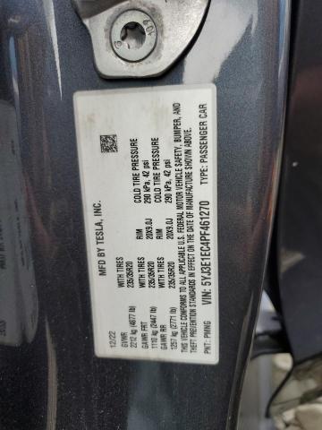 2023 TESLA MODEL 3 - 5YJ3E1EC4PF461270