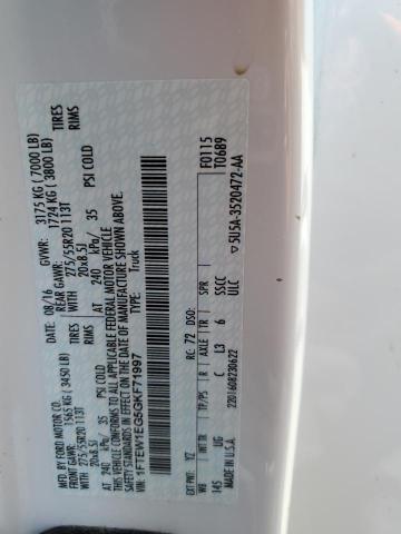 2016 Ford F150 Supercrew VIN: 1FTEW1EG5GKF71997 Lot: 62459544