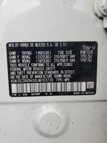 2018 HONDA HR-V LX - 3CZRU5H30JM703730