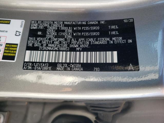 2021 LEXUS RX 350 - 2T2HZMAA5MC188853